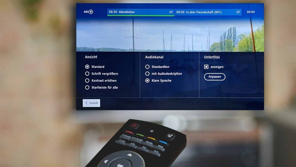 Klare Sprache Fernseher